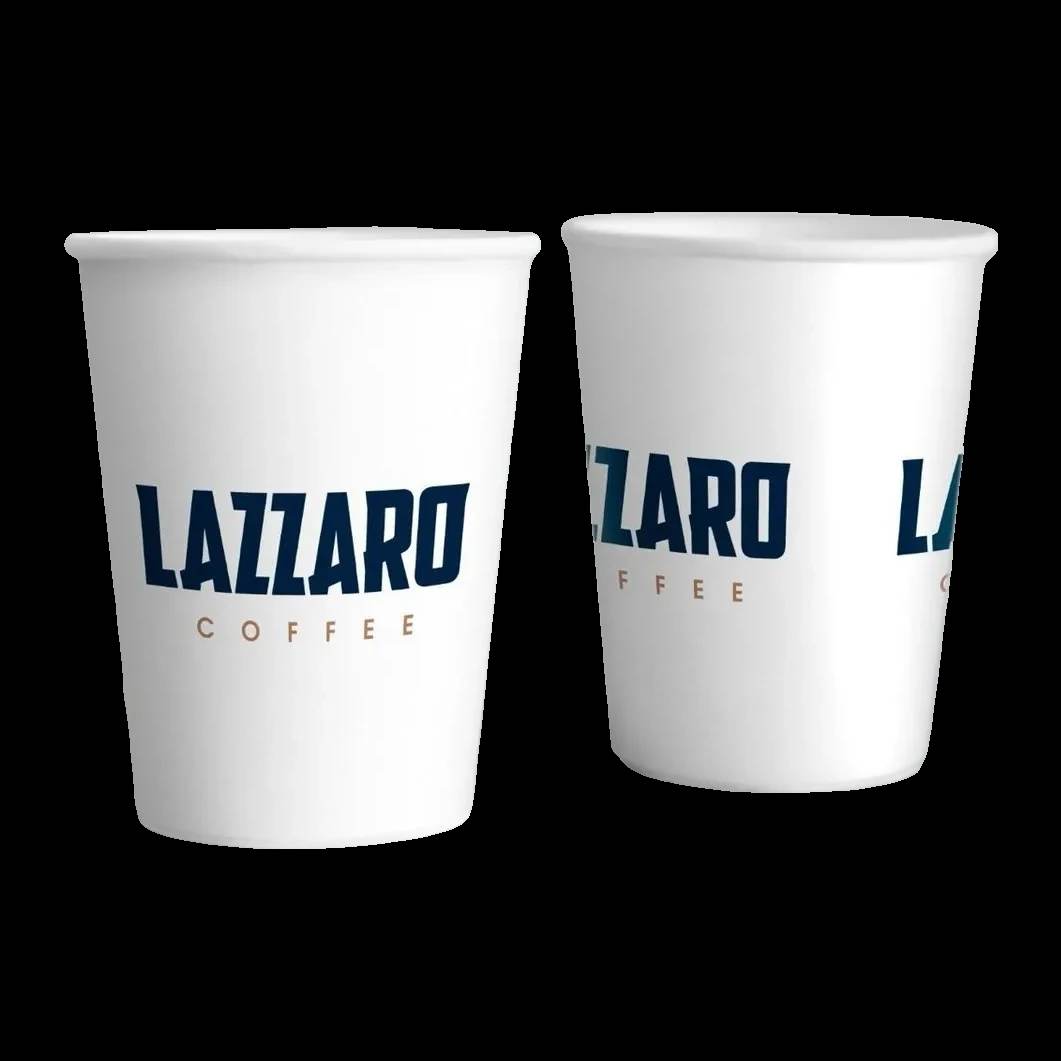 Стакани з картону ТМ Lazzaro 250 мл (50 шт в уп)