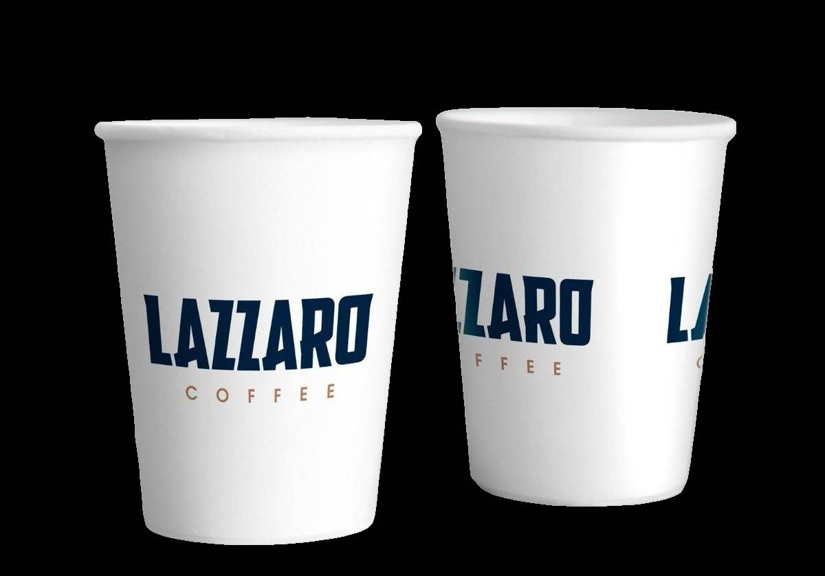 Стакани з картону ТМ Lazzaro 250 мл (50 шт в уп)