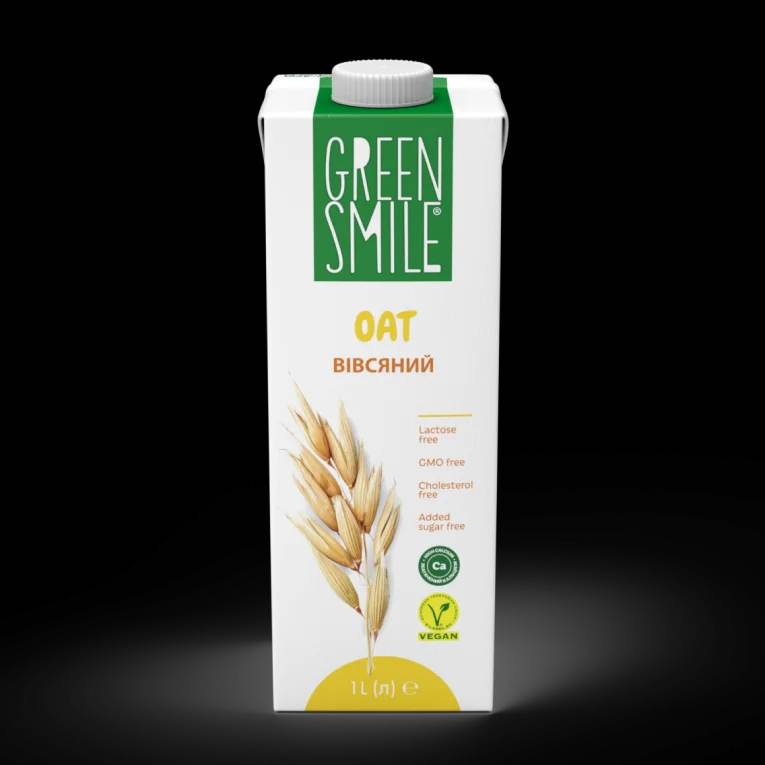 Напій ТМ "Green Smile"вівсяний з кальцієм 1л.