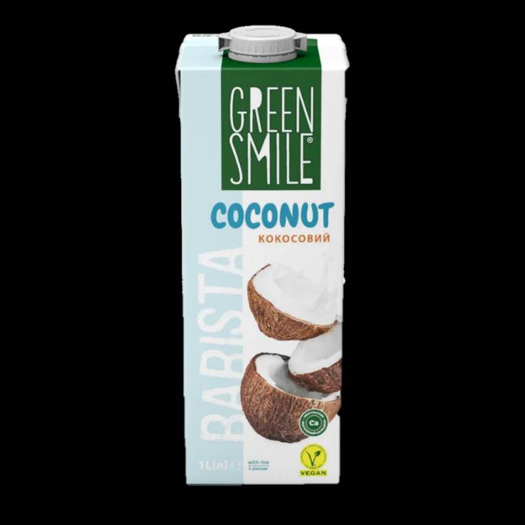 Напій ТМ "Green Smile рисово-кокосовий "Бариста"з кальцієм, 1л