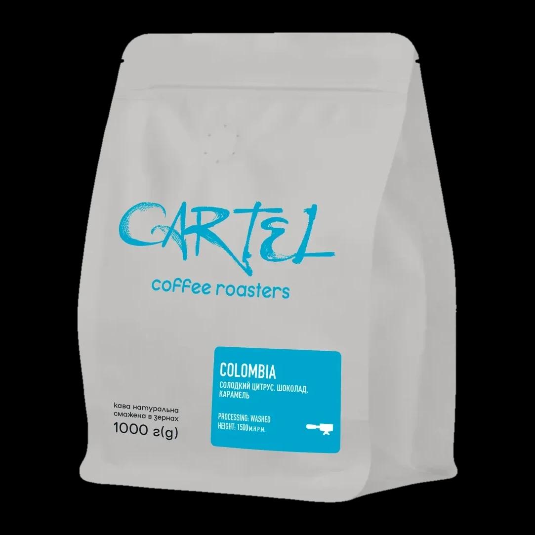 КАВА СМАЖЕНА CARTEL COLOMBIA ESPRESSO 1КГ