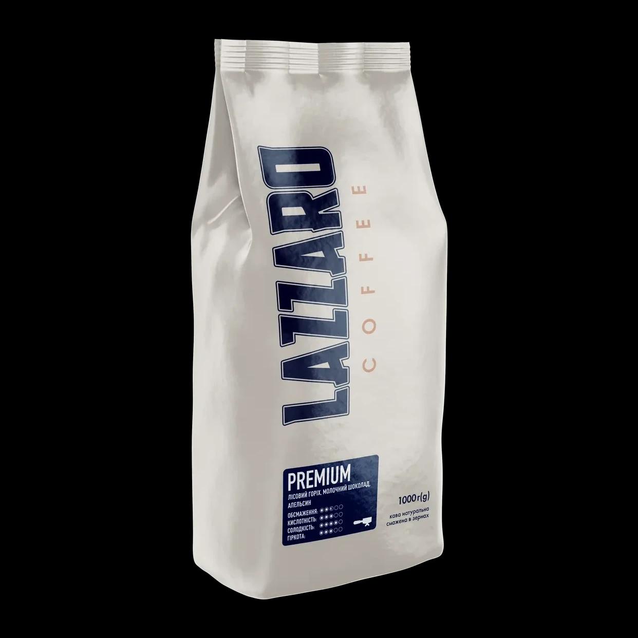 КАВА СМАЖЕНА LAZZARO PREMIUM 1КГ