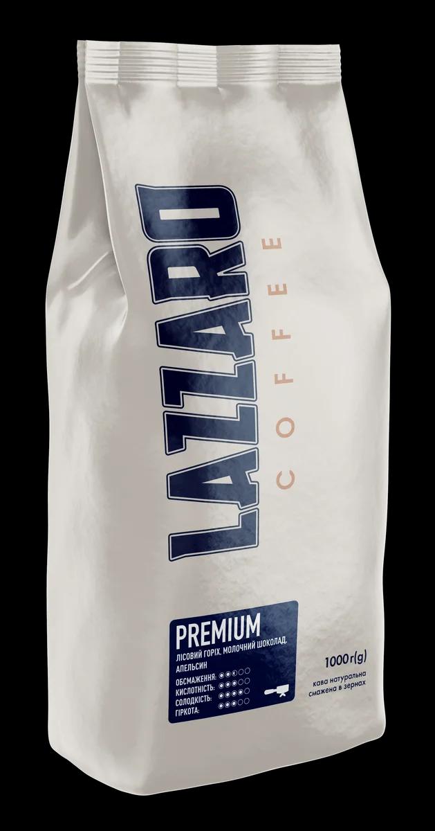 КАВА СМАЖЕНА LAZZARO PREMIUM 1КГ